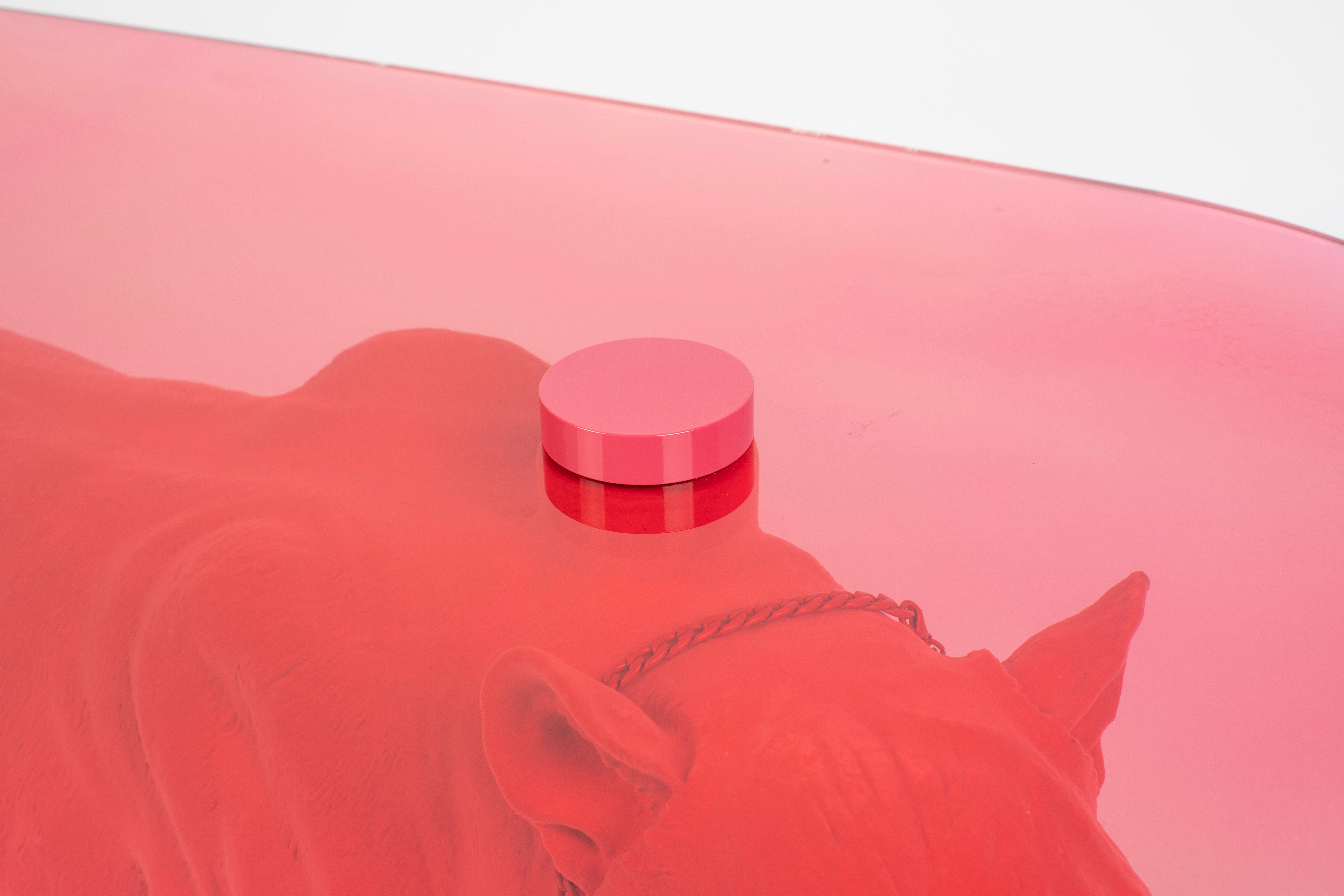 Bold Monkey Dope As Hell Pink Panther Coffee Table